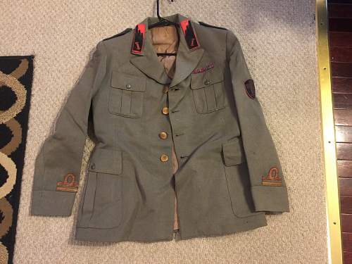 WWII Italian BLACK BRIGADE Milano uniform Italian SS patches