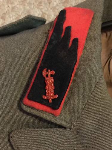 WWII Italian BLACK BRIGADE Milano uniform Italian SS patches