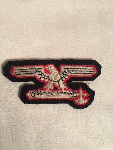 WWII Italian BLACK BRIGADE Milano uniform Italian SS patches