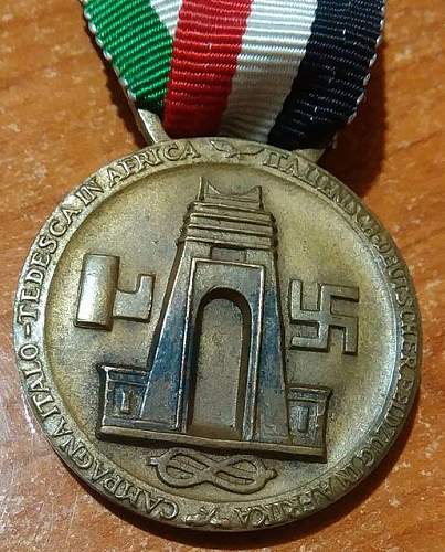 Medaille für den Italiensch-Deutschen Feldzug in Afrika - Opinions please