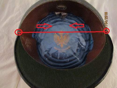 Bersaglieri officer's dress visor cap