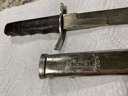 WW2 Era Italian MVSN  knife