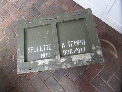 Picked up this Italian ww2 ammo box today