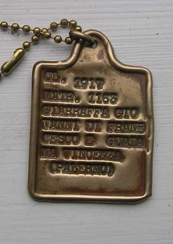 Italian Dog Tag