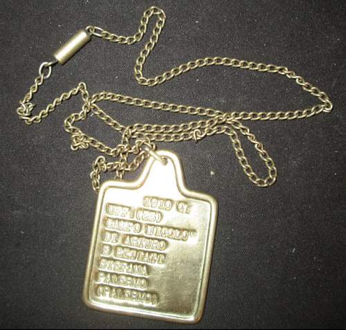 Italian Dog Tag II