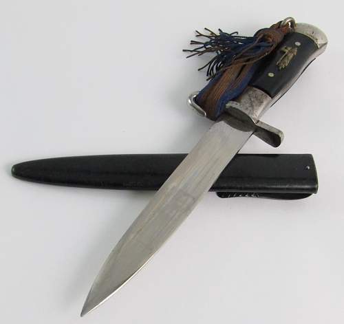 Unusual Italian WW2 Italian Fighting/Boot Knife