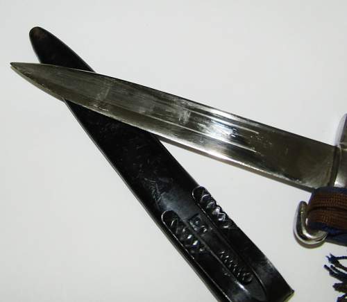 Unusual Italian WW2 Italian Fighting/Boot Knife