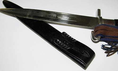 Unusual Italian WW2 Italian Fighting/Boot Knife