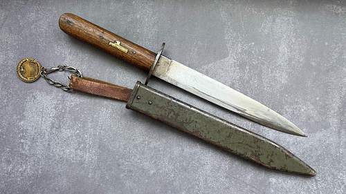 knife Kampfmesser Modell 1917&quot; with emblem MVSN