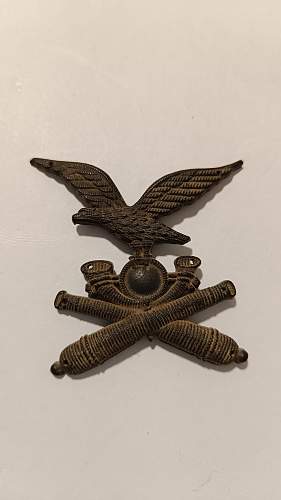 Alpine artillery badge