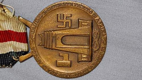 WWII  Italian German African campaign medal