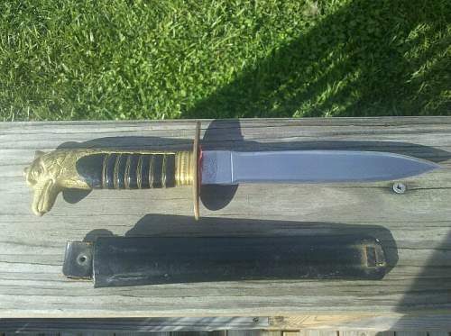 Fascist Italy Air Force cadet dagger