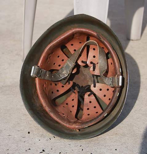 Stenciled Italian Helmet