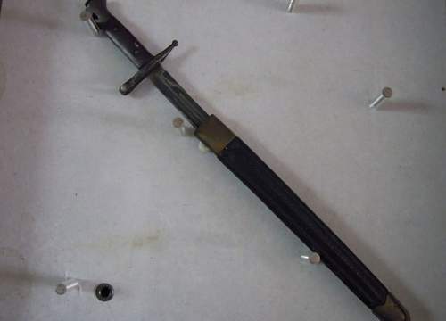 Italian M1891/ TS Transverse Bayonet