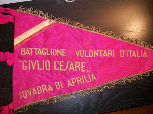 Help: Cannot identify this Italian pennant- &quot;GIULIO CAESARE&quot;