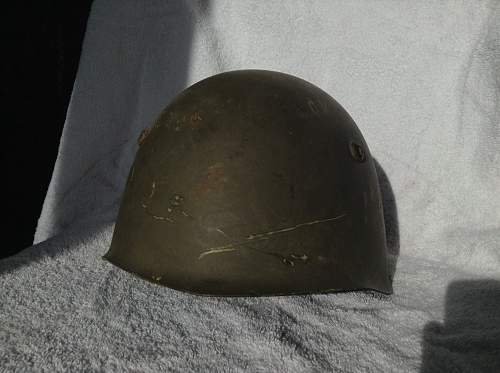 M33 helmet, WW2 or post war?