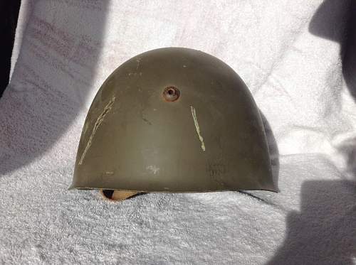 M33 helmet, WW2 or post war?