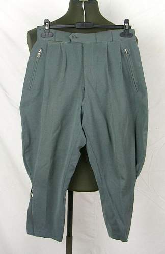 Italian made German officer trousers?