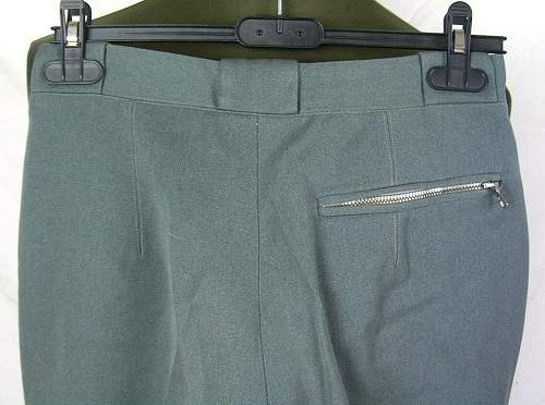 Italian made German officer trousers?