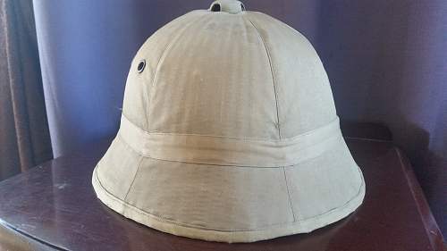 Is This A Wartime Tropical Hat?