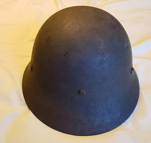 Cast Aluminum Civil Defense Helmet