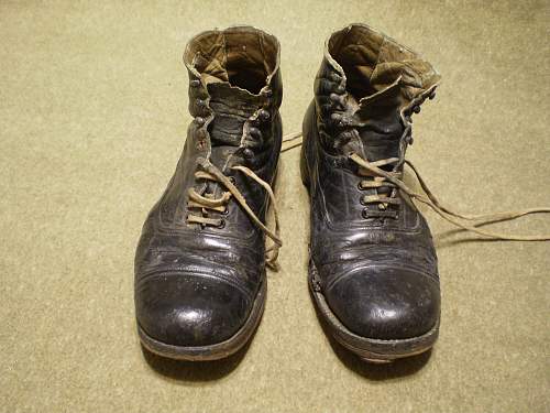 Imperial Japanese Navy Officer ankle boots
