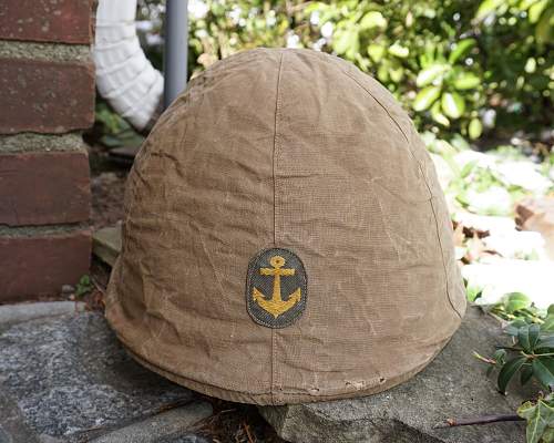 Japanese IJN T90 Helmet with 2nd Pattern Cover