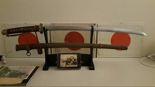 WWII Japanese Samurai Sword SHIN GUNTO (1943 by Seki Showa Swordsmith Kiyomiya )