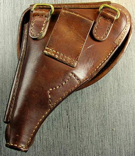 Leather Japanese Nambu Pistol Holster