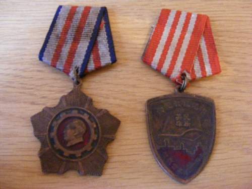 Unknown medals possibly Japanese Medals?