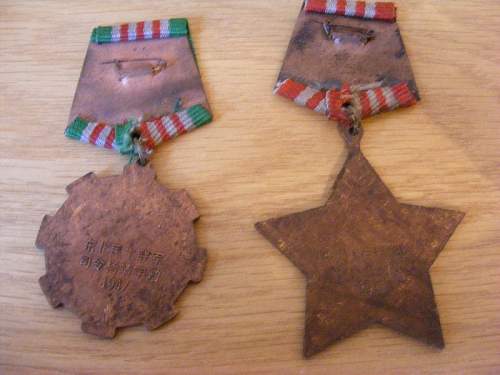 Unknown medals possibly Japanese Medals?