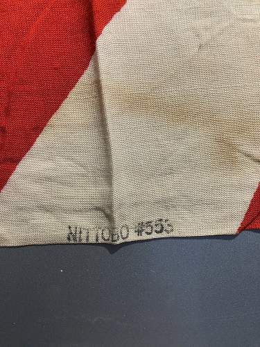 Japanese flag with Nittobo on it....