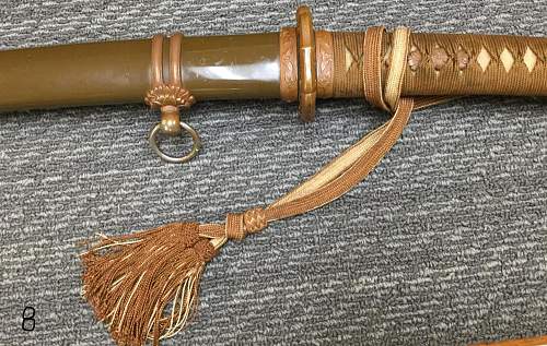 Cream/Brown Tassel of Railway Police