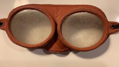 Japanese Navy marked goggles