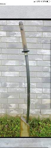 Beware- ebay 1945 Type 95 sword