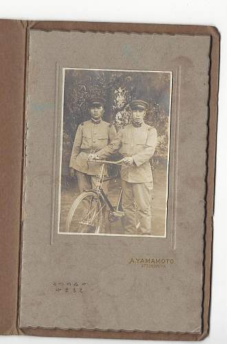 Soldiers with bicycle