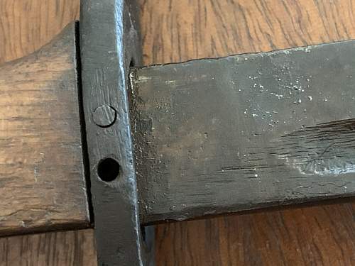 Japanese Type unmarked  30 bayonet “last ditch”?