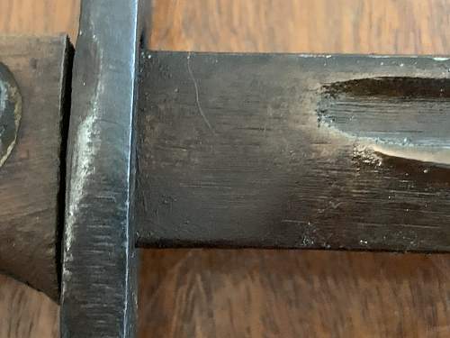 Japanese Type unmarked  30 bayonet “last ditch”?