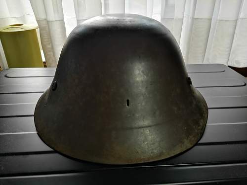 &quot;Civil&quot; helmet worn by Navy