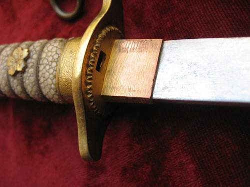 Help to authenticate Japanese Dirks Dagger