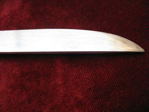 Help to authenticate Japanese Dirks Dagger