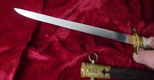 Help to authenticate Japanese Dirks Dagger