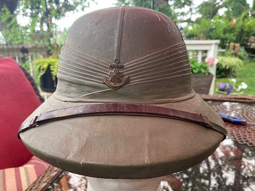 Japanese Pith Helmet - IJN