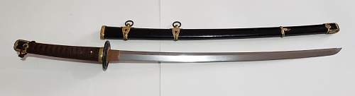 Sword Japanese Kai Gunto WW2 Translate