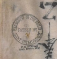 Flag with &quot;Joint Intelligence&quot; stamp