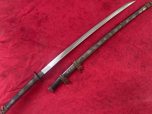 Japanse NCO sword 1935. Real or fake