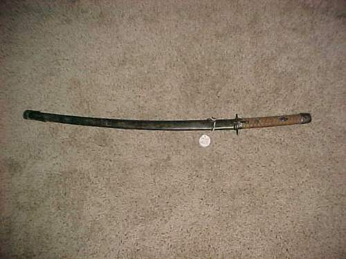 Last ditch Japanese military sword