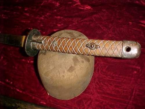 Last ditch Japanese military sword
