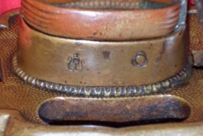 Japanese NCO Type 95 sword fuchi stamps