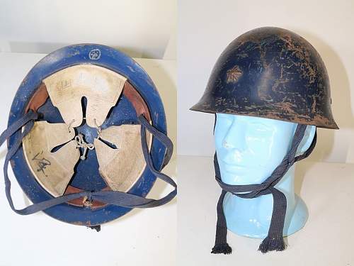 Japanese civil defense helmet similar to a type 90?